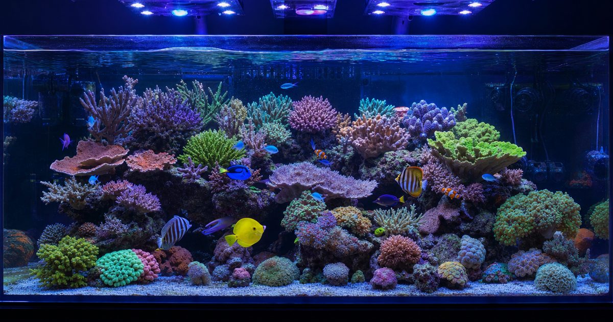 A stable, established mixed reef aquarium.